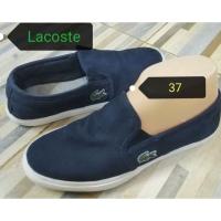 ราคา ส่งฟรี รองเท้า Lacoste ของแท้มือสอง ไซด์ 37 (15321522405)