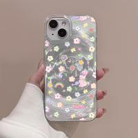 ราคา เคสโทรศัพท์ เคสลายหมุนแวววาว For IPhone16 15 14 13 11 6 7 8plus Promax X XR XSMAXดอกไม้สีสันสดใสและสายรุ้งการ์ตูนน่ารักๆ (29542737029)