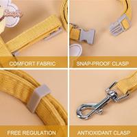 ราคา Honebird ชุดสายรัดและสายจูงแมว, แมวหลบหนี - ลายสก๊อตผึ้งน่ารักน้ําหนักเบา Soft Petsafe Harness Nice (41875051281)