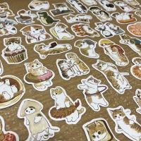 ราคา Sticker สติกเกอร์ แมว น่ารัก กุ๊งกิ๊ง ไม่ซ้ำลาย 54 ชิ้น (19977799518)