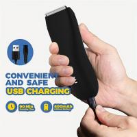 ราคา Trimmer เครื่องเล็มขนน้องชาย แบตตาเลี่ยนน้องชาย เล็มขน กำจัดขน ไม่บาด กันน้ำ IP66ล้างได้ทั้งเครื่อง (42565445543)