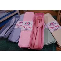 ราคา ส่งฟรีของชำร่วยชุดช้อนส้อมตะเกียบรักษ์โลก (5260881259)