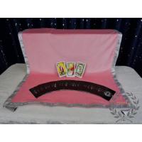 ราคา ผ้ากำมะหยี่ปูโต๊ะดูดวงไพ่ยิปซี ทาโรต์ Tarot สีชมพู ขอบสีเงิน ขนาด 1 นิ้ว (4762722268)