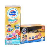 ราคา โฟร์โมสต์ โอเมก้า โกลด์ 1+ รสจืด 180มล 12กล่อง (29886138594)