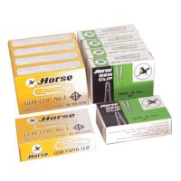 ราคา ตราม้า ลวดเสียบกระดาษ เบอร์ 1 ( 50ชิ้น x10กล่อง คละแบบ ) ลวดเสียบกระดาษ ลวด (22749306557)