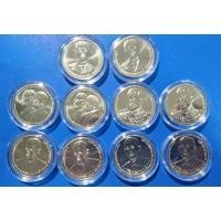 ราคา เหรียญกษาปณ์.. มูลค่า 20 บาท ...จำนวน 10 เหรียญ ต่างวาระ พร้อมตลับ .....ฺA02ตช (27970642480)