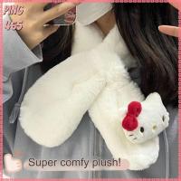 ราคา PINGD ผ้าพันคอลาย Sanrio Hello Kitty ออกแบบการ์ตูนสำหรับฤดูหนาว อบอุ่นและหนามาก ใช้เป็นผ้าคลุมไหล่ได้ (41676562544)