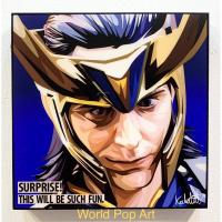 ราคา กรอบรูป#Loki(Avengers)Marvel#Worldpopart#กรอบรูปวิทยาศาสตร์พร้อมแขวนเคลือบเงาไว้อย่างดี#กรอบรูปติดผนัง (6382932844)