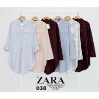 ราคา ZARA เสื้อคลุมสตรีตัวยาวลายร่วมสมัย (21591303308)