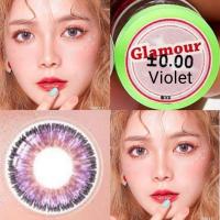 ราคา คอนแทคเลนส์ รุ่น Glamour สีเขียว/ดำ/เทา/ตาล/ม่วง/Choco Green/Black/Gray/Brown/Choco มีค่าสายตาปกติ (0.00) (19079541405)
