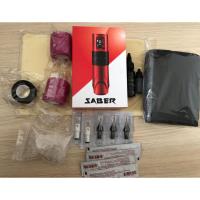 ราคา ชุดอุปกรณ์สัก เครื่องสักไร้สาย INKONE SABER มือสอง แบตเตอรี่สองก้อน ครบชุด (25697102967)