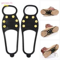 ราคา PENINON 1 คู่ Ice Gripper 5/6 ฟันเล่นสกีเดินป่า Universal Anti Slip Climbing Crampon (40874848557)