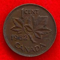 ราคา เหรียญแคนาดา Canada 1 cent ปี 1952 เหรียญต่างประเทศ (25318838342)