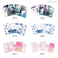 ราคา Cen A5 A6 6 หลุมดัชนี Divider Tabs หลวม Leaf Binder Divider สําหรับ Planner Journal (43168047067)