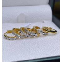 ราคา ผ่อน0%ต่างหูห่วงทรงกลม ทองแท้ 9k (25158626502)