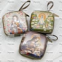 ราคา HYCEO กล่องเครื่องประดับ,ซิป Virgin Mary สวดมนต์กระเป๋า,การ์ตูนแบบพกพา Elegant 7x7 ซม.ชุดสวดมนต์ Devotess (41669187474)
