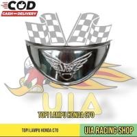 ราคา Honda TRG C70 หมวกไฟหน้า Stainless Chrome Shiny Anti-Rust (26393090156)