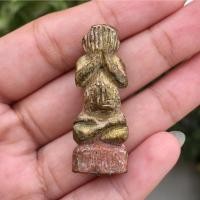 ราคา พระปิดตาไม้แกะสลักพิมพ์ชลูด หลวงปู่รอด วัดนายโรง บางกอกน้อย ลงชาดทองเก่า ใต้ฐานอุดชันโรงเสก สร้างน้อยหายาก (22055907199)