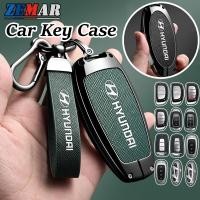 ราคา Hyundai หนังกุญแจรถสังกะสีสมาร์ท Key Case Protector รถ KeyChain พวงกุญแจแฟชั่น Accessorie สําหรับ Hyundai Ioniq 5 6 Staria Creta Stargazer X H1 Kona Straglazer Elantra N (40874077419)