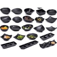 ราคา [พร้อมส่ง] [Melamine] พิมพ์ฟรี LOGO A5 จานชามเมลามีน จานเมลามีนเทียม ขนาด a5 สองช่อง สีดํา สไตล์เกาหลี ญี่ปุ่น ขายส่ง (20182742279)