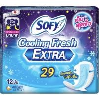 ราคา โซฟี คูลลิ่ง เฟรช เอ็กซ์ตร้า กลางวัน กลางคืน มีปีก 29 ซม. 12 ชิ้น (17958411907)