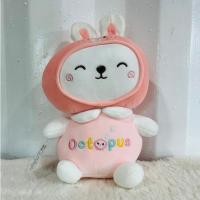 ราคา Moshi Moshi ตุ๊กตาขนฟู 007 กระต่ายสวมชุด 35 cm. (26902255543)
