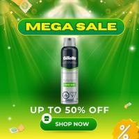 ราคา [Gillette] Invisible Spray Antiperspirant and Deodorant for men, Power Rush, 132ml สเปรย์ระงับกลิ่นกายสำหรับผู้ชาย (27056312655)