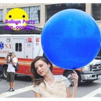 ราคา ลูกโป่งไซต์ใหญ่จัมโบ้ทรงกลม สีน้ำเงิน Jumbo Latex Balloon ขนาด 36 นิ้ว Made in China (3127577703)