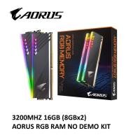 ราคา (2แถว) 16GB (8GBX2) DDR4/3200 RAM PC (แรมพีซี) GIGABYTE AORUS RGB (GP-ARS16G32) (7706643700)