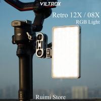 ราคา Viltrox Retro 08X 12X RGB แบบพกพาวิดีโอเติมแสง LED มือถือ Selfie Photo โคมไฟนุ่ม (41374179957)