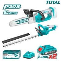 ราคา TOTAL ชุดคอมโบเลื่อยโซ่ TGSLI20851 และเครื่องตัดหญ้า THTLI20018 พร้อมแบตเตอรี่ 20V รุ่นTOSLI23044 (ส่งฟรี) (22375898355)