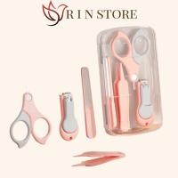 ราคา ชุดกรรไกรตัดเล็บที่ปลอดภัย - กรรไกรตัดเล็บทารกแรกเกิด 4 ชิ้นระดับพรีเมียม RIN (40666451661)