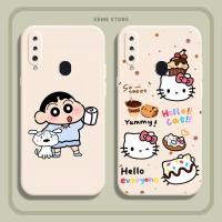 ราคา เคส Samsung A20s พิมพ์ลาย shin hello kitty โดราเอมอน (28840024984)