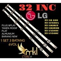 ราคา LG LED TV BACKLIGHT 32LB550A-32LF550A-32LX340C-32LY340C-32LB561-32LB563D LG 32 LBLF 6 ปุ่ม 6VOL (40421481760)