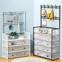 ราคา ชั้นวางรองเท้าหลายชั้นชั้นวางของในครัวเรือนตู้รองเท้าสไตล์ใหม่ขายร้อนชั้นวางประตูแบบบูรณาการห้องเช่าป้องกันฝุ่น S (54901508447)