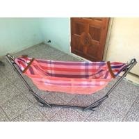 ราคา เปลเด็กผ้าขาวม้าพร้อมมุ้ง+โครงเหล็ก (4417177042)