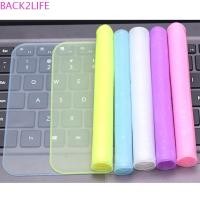 ราคา Back2life ฝาครอบคีย์บอร์ดป้องกันคอมพิวเตอร์ Universal กันน้ําซิลิโคนอ่อนนุ่ม 12-14 นิ้ว 15-17 นิ้วคีย์บอร์ดผิว (28222495284)