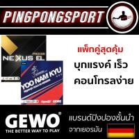 ราคา ยางปิงปองแพ็กคู่ราคาพิเศษ Gewo Nexxus EL 38 และ Gewo Hype KR 47.5 (2206939356)