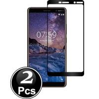 ราคา 2 PCS ฟิล์มกระจกนิรภัย เต็มจอ Nokia 7 Plus อุปกรณ์กันรอยหน้าจอ Nokia7 Plus Nokia7Plus 7 Plus กระจก กระจกนิรภัย (1944864781)