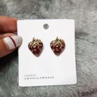 ราคา ต่างหูสตอเบอรี่ก้านเงิน (5430258657)