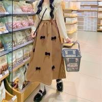 ราคา เอี๊ยมกระโปรงผ้าสักหลาดแต่งโบว์กำมะหยี่ (เฉพาะเอี๊ยม) (20871595370)