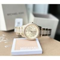 ราคา ⌚⌚นาฬิกาข้อมือ ผู้หญิง สวยหรูมาก ⌚New Mk7194 Michael Kors Parker Three-Hand Gold-Tone Stainless Steel Watchประกัน ศูนย์ (45300170733)