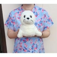 ราคา ตุ๊กตาแมวน้ำทีวาย ขนนุ่ม ก้นถ่วง ปี 2001 ty Seal This Beanie Baby ขนาด 12 นิ้ว ป้าย ty (14795465669)