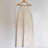 ราคา เอี๊ยมกระโปรงยีนส์ สีครีม มือสอง (28457071941)