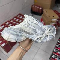 ราคา Balenciaga 3XL รองเท้าแตะครึ่งรองเท้าผ้าใบครึ่งรองเท้าแตะ Series Distressed แบน Lace-Up Mules รองเท้าแตะผู้ชายผู้หญิงสไตล์เดียวกันสีเต็มรูปแบบ (58151502874)
