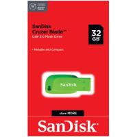 ราคา SANDISK แฟลชไดร์ FlashDrive Cruzer BLADE 32GB (Green) USB2.0 แฟลชไดร์ฟ ของแทั ประกัน Synnex (SDCZ50) (40323523076)