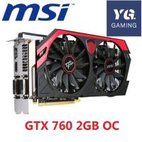 ราคา ใช้ MSI GTX760 2G พัดลมคู่เดสก์ท็อปกราฟิกการ์ดเกมความละเอียดสูง (43525922549)
