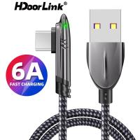 ราคา HdoorLink 66W 6A Fast Charging Data Cable Type-c Quick Charge Game Cables Support Charging Data Transfer For Huawei Xiaomi (13262988359)