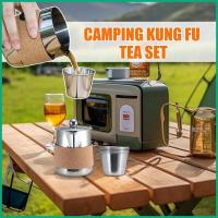 ราคา ชุดน้ําชากังฟู ชุดกาน้ําชากังฟูจีนถ้วยน้ําชาอุปกรณ์ตั้งแคมป์พร้อมถ้วยแบ่งและกระเป๋ากาต้มน้ําชุดเครื่องมือ jiwth (57201505167)