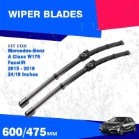 ราคา ใบปัดน้ําฝนด้านหน้าสําหรับ Mercedes Benz A Class W176 2015 2016 2017 2018 A200 A180 A160 A45 หน้าต่างกระจก Winscreen อุปกรณ์เสริม (48500164442)